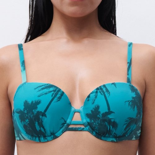 Chantelle Bademode Easy Pop blau gemoldefer bikini bh