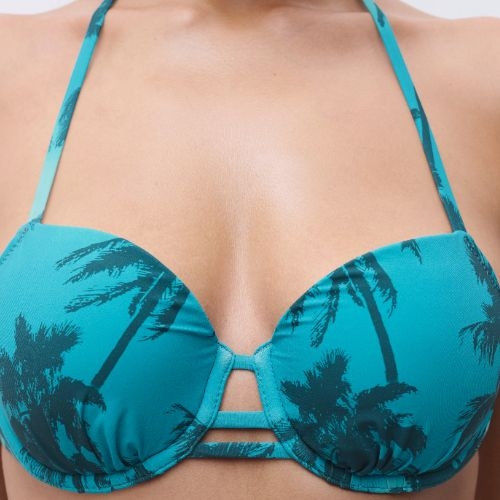Chantelle Bademode Easy Pop blau gemoldefer bikini bh
