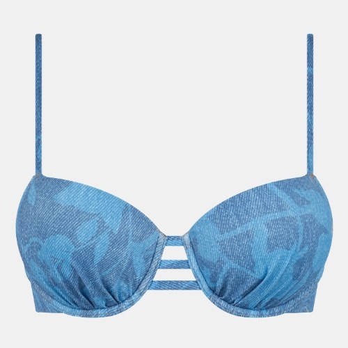 Chantelle Bademode Easy Pop jeans blau gemoldefer bikini bh