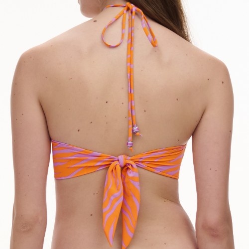 Chantelle Bademode Easy Pop orange/pink unwattierter bikini bh
