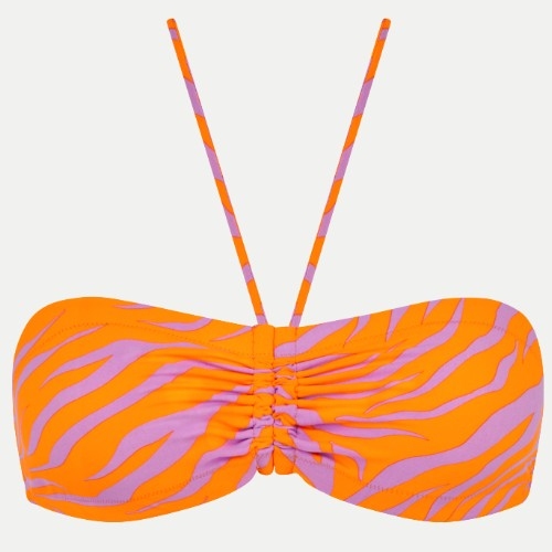 Chantelle Bademode Easy Pop orange/pink unwattierter bikini bh