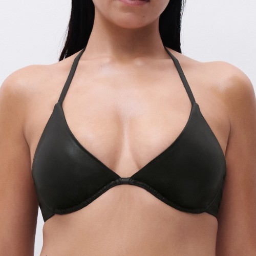 Chantelle Bademode Metallic schwarz unwattierter bikini bh