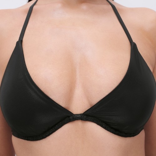 Chantelle Bademode Metallic schwarz unwattierter bikini bh