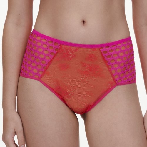Chantelle Poison rot/pink hoher slip