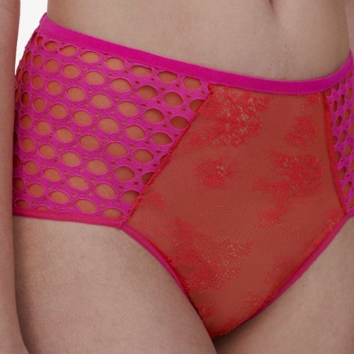 Chantelle Poison rot/pink hoher slip