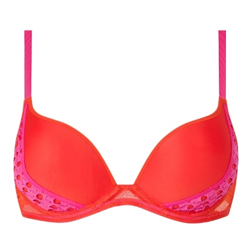Chantelle Poison rot/pink push up bh