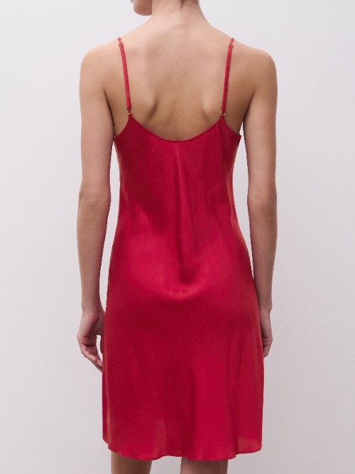 Chantelle Nachtmode Fleurs rot slipdress