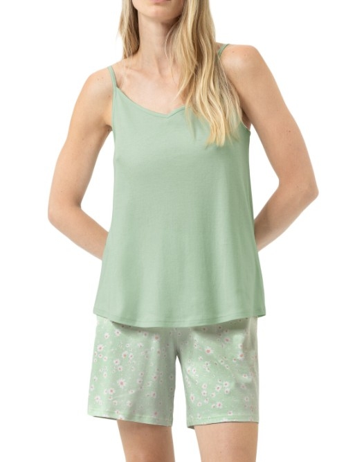 Mey Nachtmode Daisy Delight grün shortama