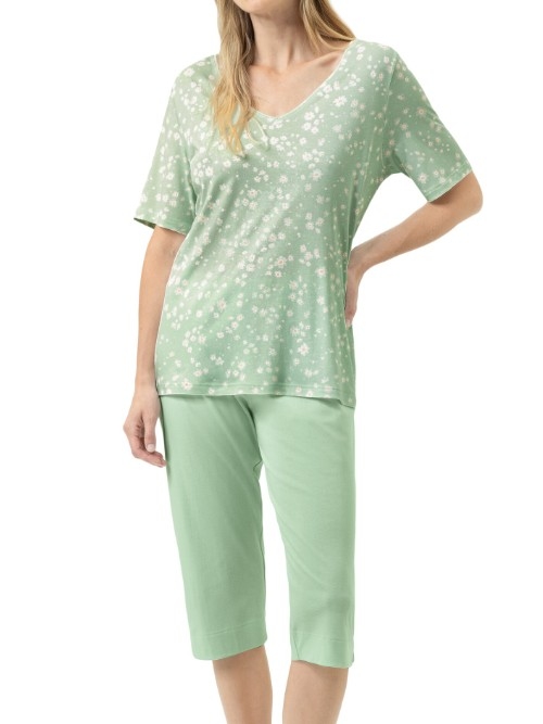 Mey Nachtmode Daisy Delight grün pyjama
