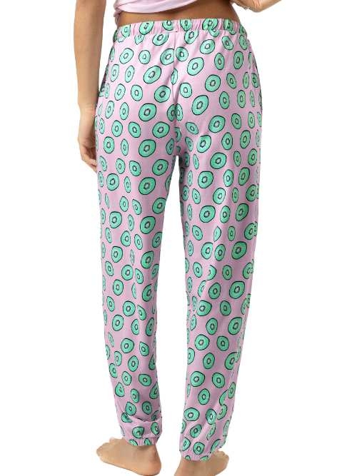 Mey Nachtmode Flashy Fruits pink pyjamahose