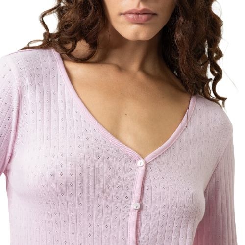 Mey Nachtmode Pointelle Dreams pink schlafshirt