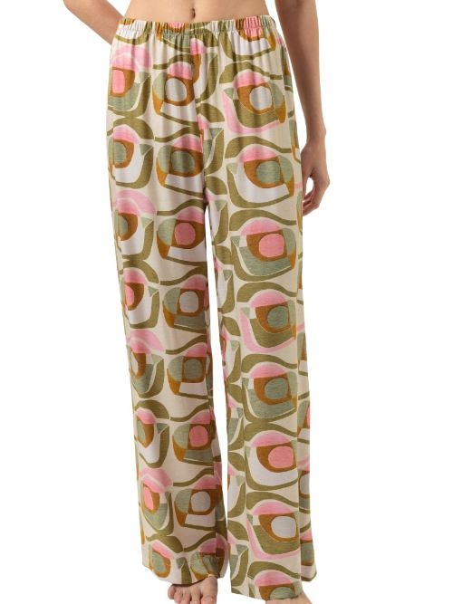 Mey Nachtmode Nostalgic Geo cremefarbig pyjamahose