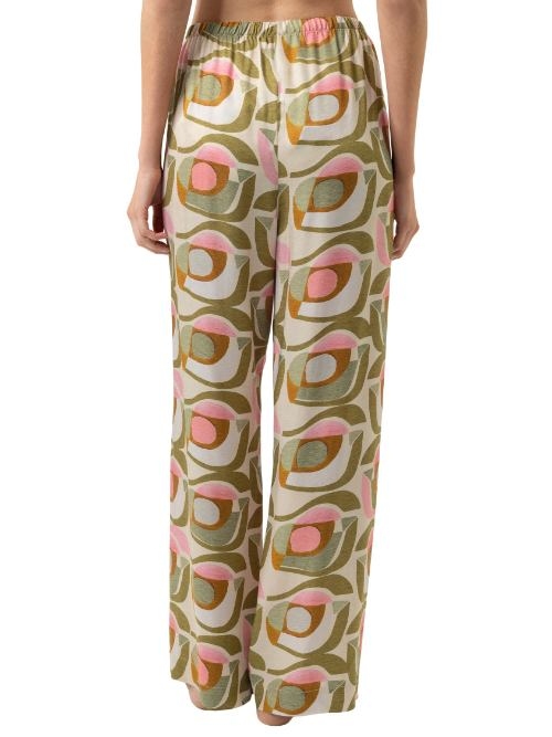 Mey Nachtmode Nostalgic Geo cremefarbig pyjamahose
