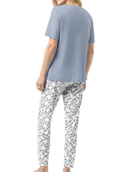 Mey Nachtmode Wild Violets blau pyjama