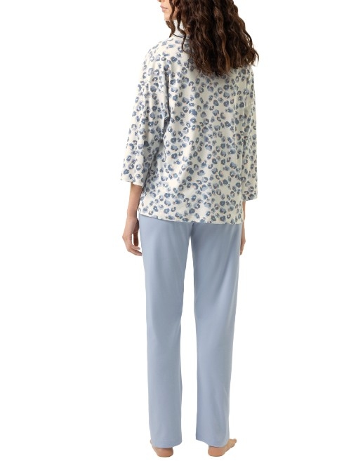 Mey Nachtmode Wild Violets blau pyjama