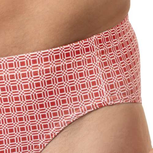 Mey Heren Coral Grid koralle männer slip