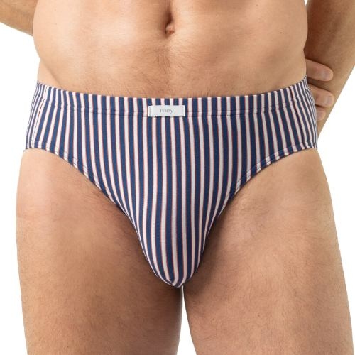 Mey Heren Coral Stripes blau männer slip