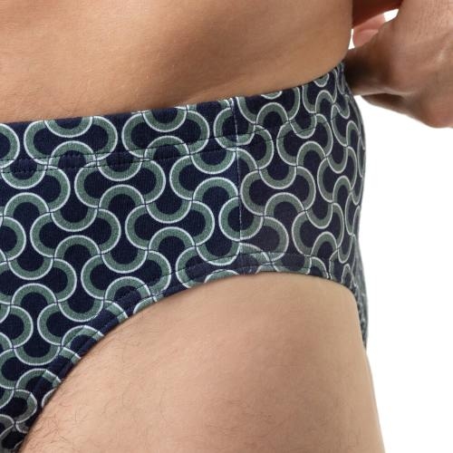 Mey Heren Curves navy-blau männer slip
