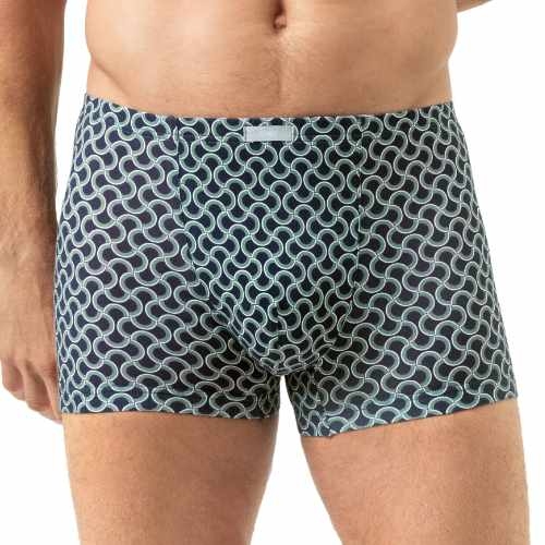 Mey Heren Curves navy-blau baumwoll-boxershort