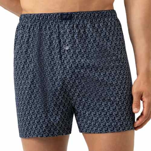 Mey Herren Elephant Walk navy-blau weite boxershort