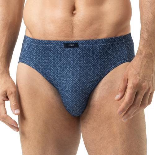 Mey Heren Flowery Blue blau männer slip
