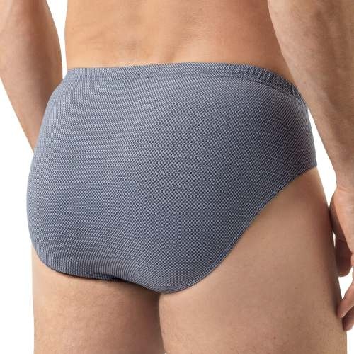 Mey Heren Micro Blue blau männer slip