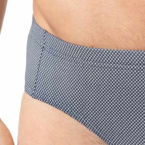 Mey Heren Micro Blue blau männer slip