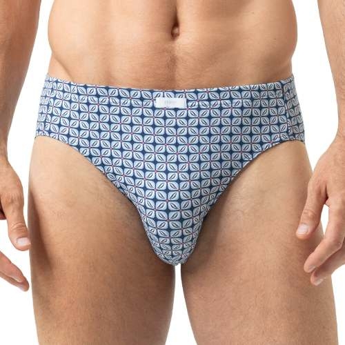 Mey Heren Summer Flower blau männer slip