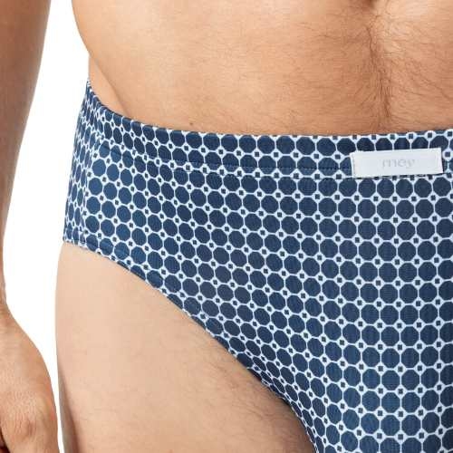 Mey Heren Simple blue blau männer slip