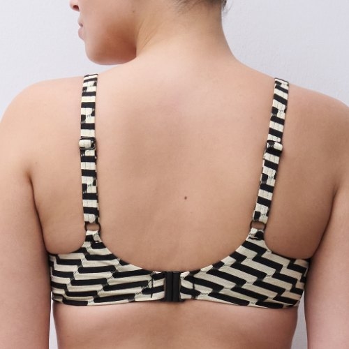 Femilet Badmode Santosa schwarz/gold gemoldefer bikini bh