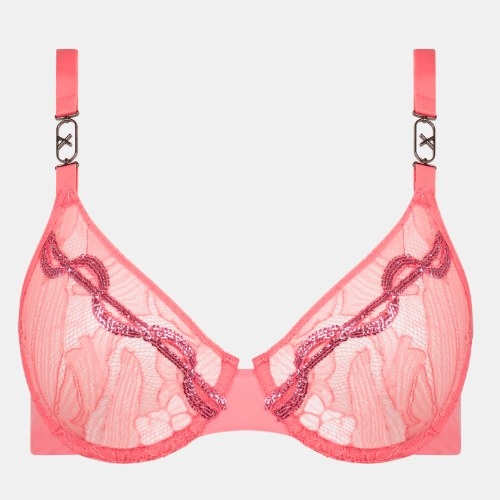 Chantelle Xtravagant pink nicht geformter bh