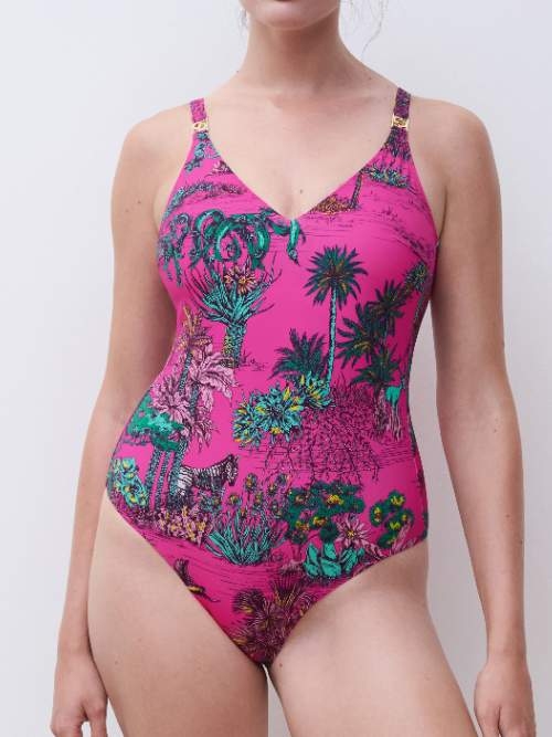 Chantelle Bademode Sauvage pink badeanzüge