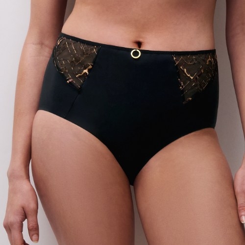 Chantelle Graphic Support schwarz hoher slip