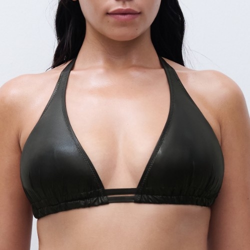 Chantelle Bademode Metallic schwarz unwattierter bikini bh