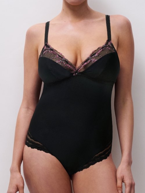 Chantelle Lily schwarz korselett