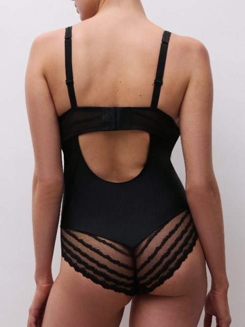 Chantelle Lily schwarz korselett