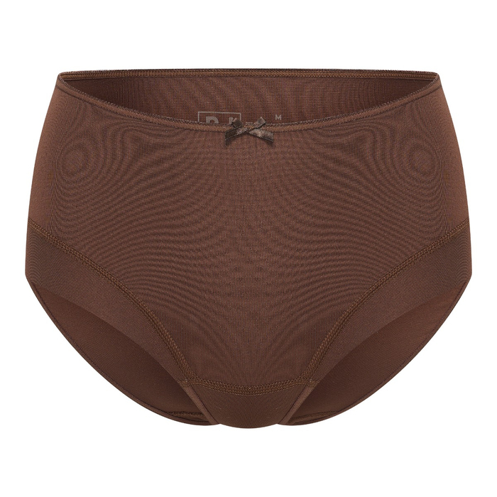 RJ Bodywear Pure Color braun hoher slip