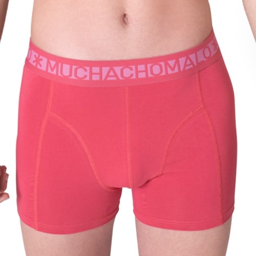 Muchachomalo Solid  schwarz/rot boxershort
