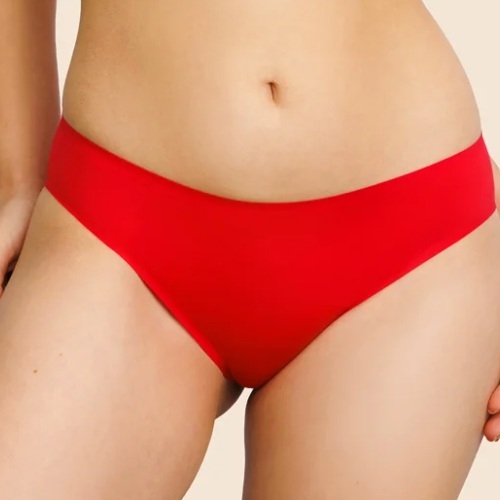 Königliche Lounge Fit scarlet red slip