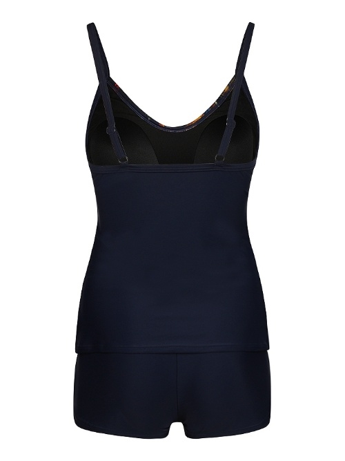 Mila Ocean navy-blau/print tankini set