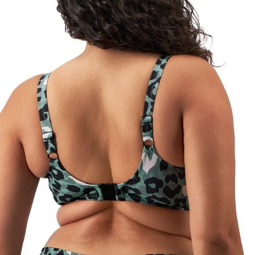 Elomi Schwimmen Jungle Bay olivgrün unwattierter bikini bh