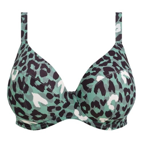 Elomi Schwimmen Jungle Bay olivgrün unwattierter bikini bh