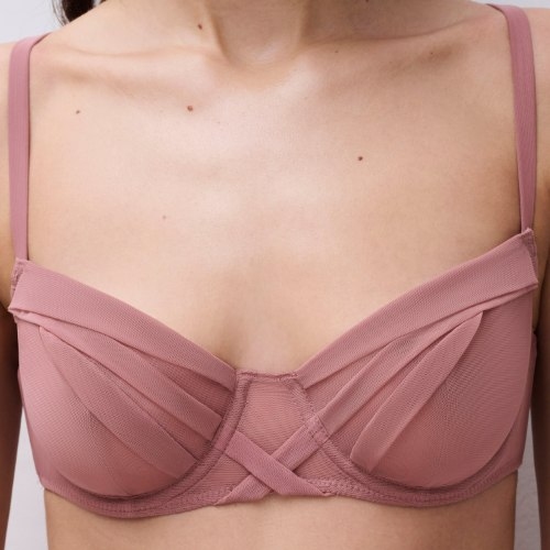 Chantelle X Scarlet pink nicht geformter bh