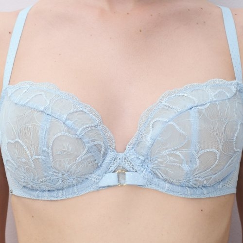 Chantelle Fleurs eis blau nicht geformter bh