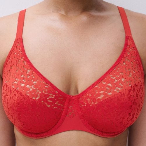 Chantelle EasyFeel Norah poppy red nicht geformter bh
