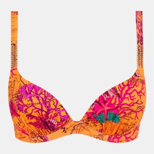 Chantelle Bademode Icon orange gemoldefer bikini bh