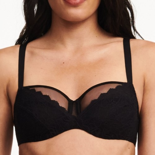 Chantelle EasyFeel Floral Touch schwarz nicht geformter bh