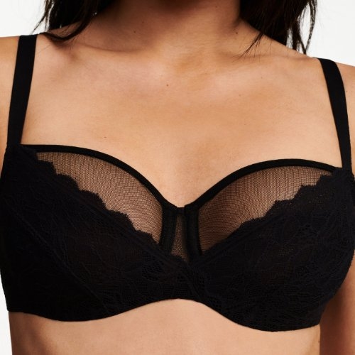 Chantelle EasyFeel Floral Touch schwarz nicht geformter bh