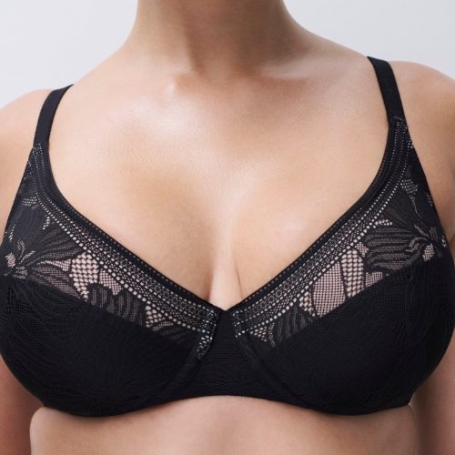 Chantelle EasyFeel Osmose schwarz/blau vorgeformter bh