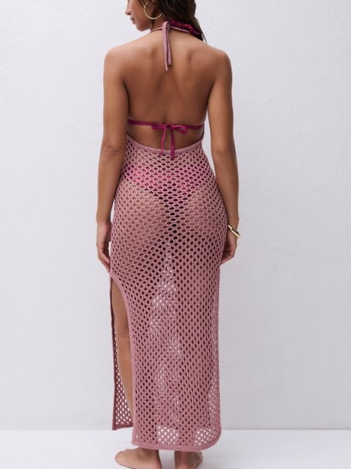 Chantelle Pulp Metallic pink strandkleid